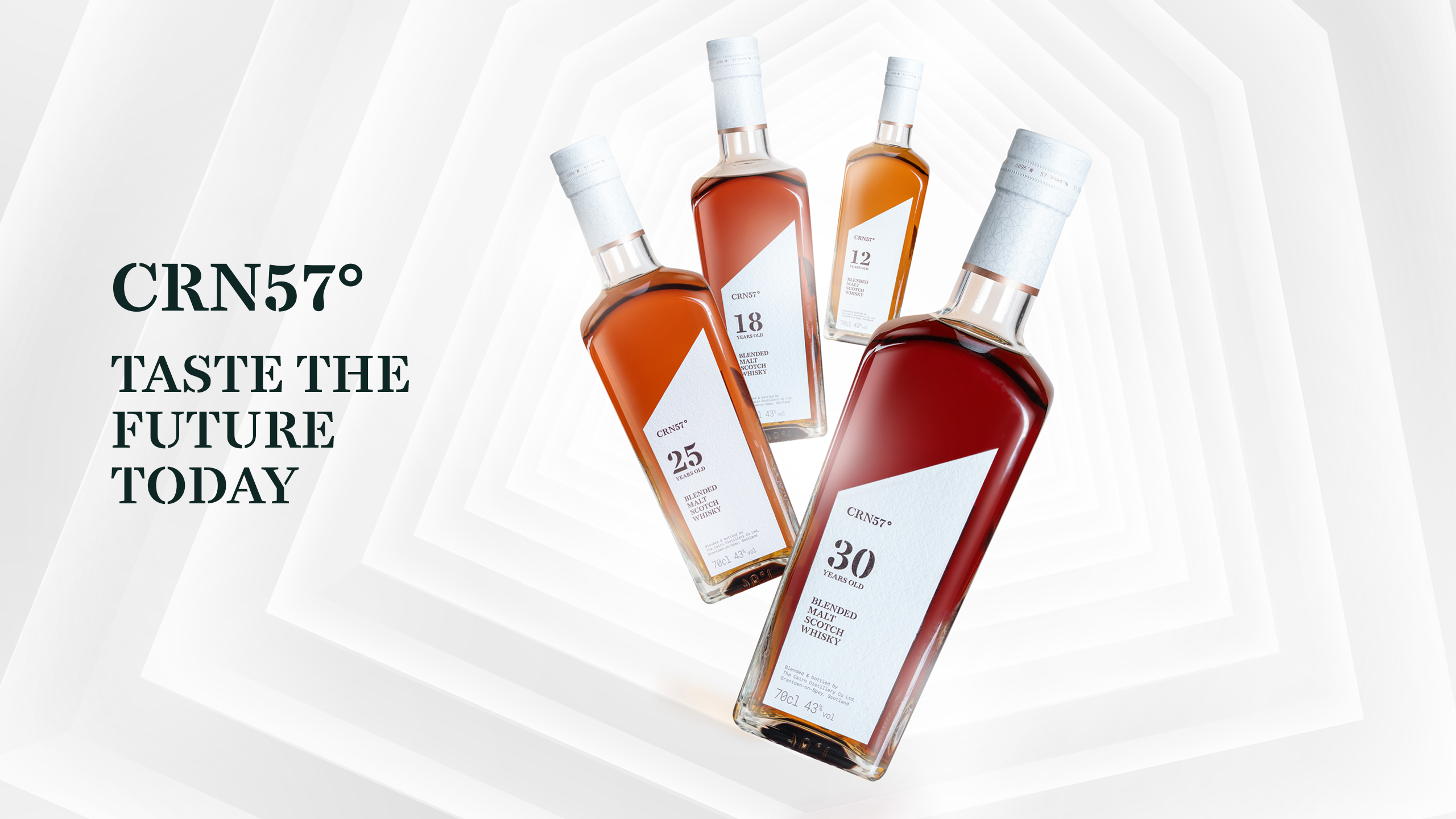 CRN 57 range of whisky